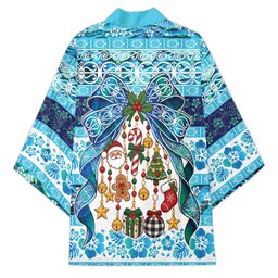 New Zealand Kowhai Ngutukaka Christmas Bow Kimono Meri Kirihimete