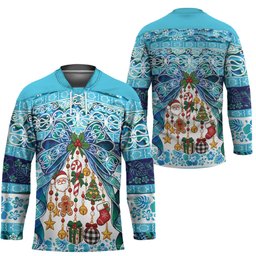 New Zealand Kowhai Ngutukaka Christmas Bow Hockey Jersey Meri Kirihimete