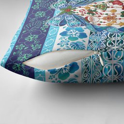 New Zealand Kowhai Ngutukaka Christmas Bow Pillow Cover Meri Kirihimete