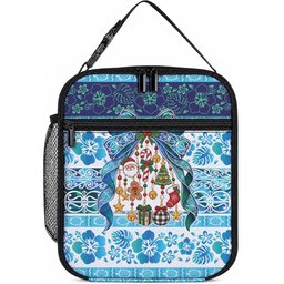 New Zealand Kowhai Ngutukaka Christmas Bow Lunch Bag Meri Kirihimete