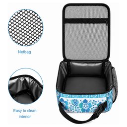 New Zealand Kowhai Ngutukaka Christmas Bow Lunch Bag Meri Kirihimete