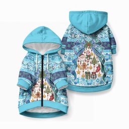 New Zealand Kowhai Ngutukaka Christmas Bow Pet Hoodie Meri Kirihimete