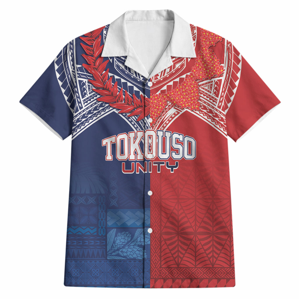 TokoUso Tonga Samoa Brothers Forever Custom Hawaiian Shirt Ulafala and Heilala Unity