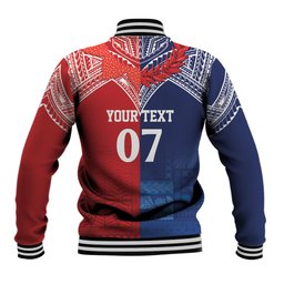 TokoUso Tonga Samoa Brothers Forever Custom Baseball Jacket Ulafala and Heilala Unity