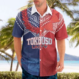 TokoUso Tonga Samoa Brothers Forever Custom Hawaiian Shirt Ulafala and Heilala Unity