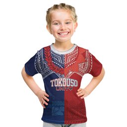TokoUso Tonga Samoa Brothers Forever Custom Kid T Shirt Ulafala and Heilala Unity