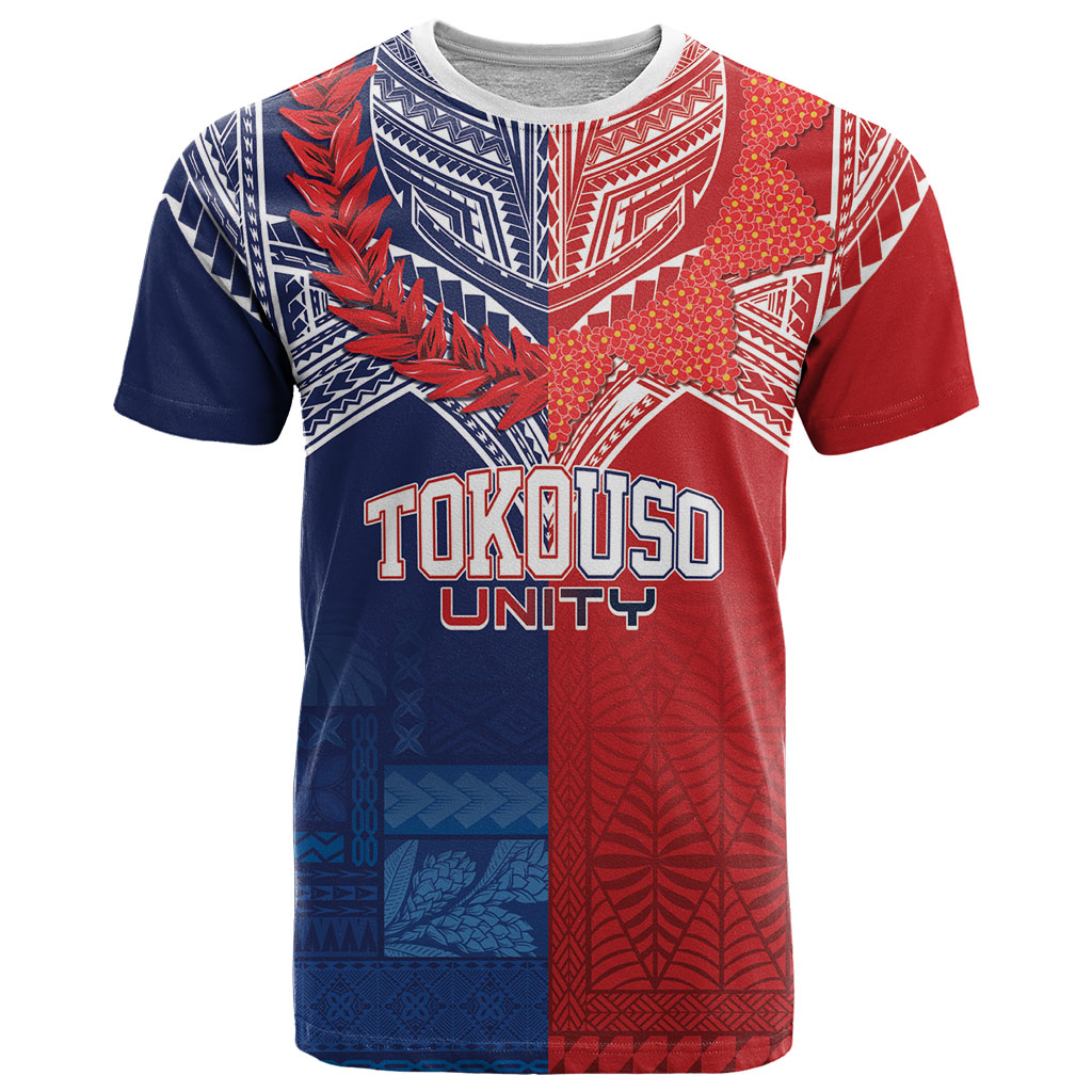 TokoUso Tonga Samoa Brothers Forever Custom T Shirt Ulafala and Heilala Unity