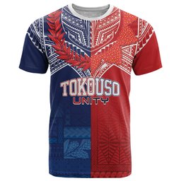 TokoUso Tonga Samoa Brothers Forever Custom T Shirt Ulafala and Heilala Unity
