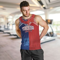 TokoUso Tonga Samoa Brothers Forever Custom Men Tank Top Ulafala and Heilala Unity