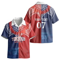 TokoUso Tonga Samoa Brothers Forever Custom Kid Hawaiian Shirt Ulafala and Heilala Unity