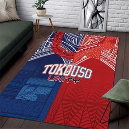 TokoUso Tonga Samoa Brothers Forever Area Rug Ulafala and Heilala Unity