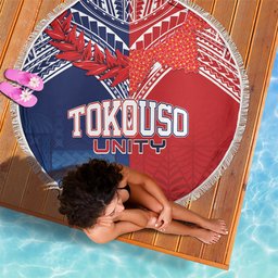 TokoUso Tonga Samoa Brothers Forever Beach Blanket Ulafala and Heilala Unity