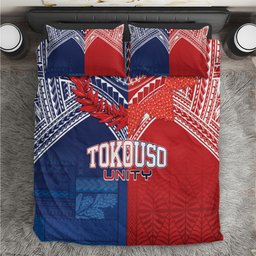 TokoUso Tonga Samoa Brothers Forever Bedding Set Ulafala and Heilala Unity