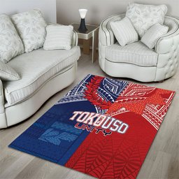 TokoUso Tonga Samoa Brothers Forever Area Rug Ulafala and Heilala Unity