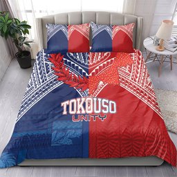TokoUso Tonga Samoa Brothers Forever Bedding Set Ulafala and Heilala Unity