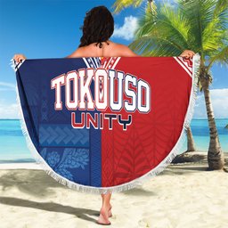 TokoUso Tonga Samoa Brothers Forever Beach Blanket Ulafala and Heilala Unity
