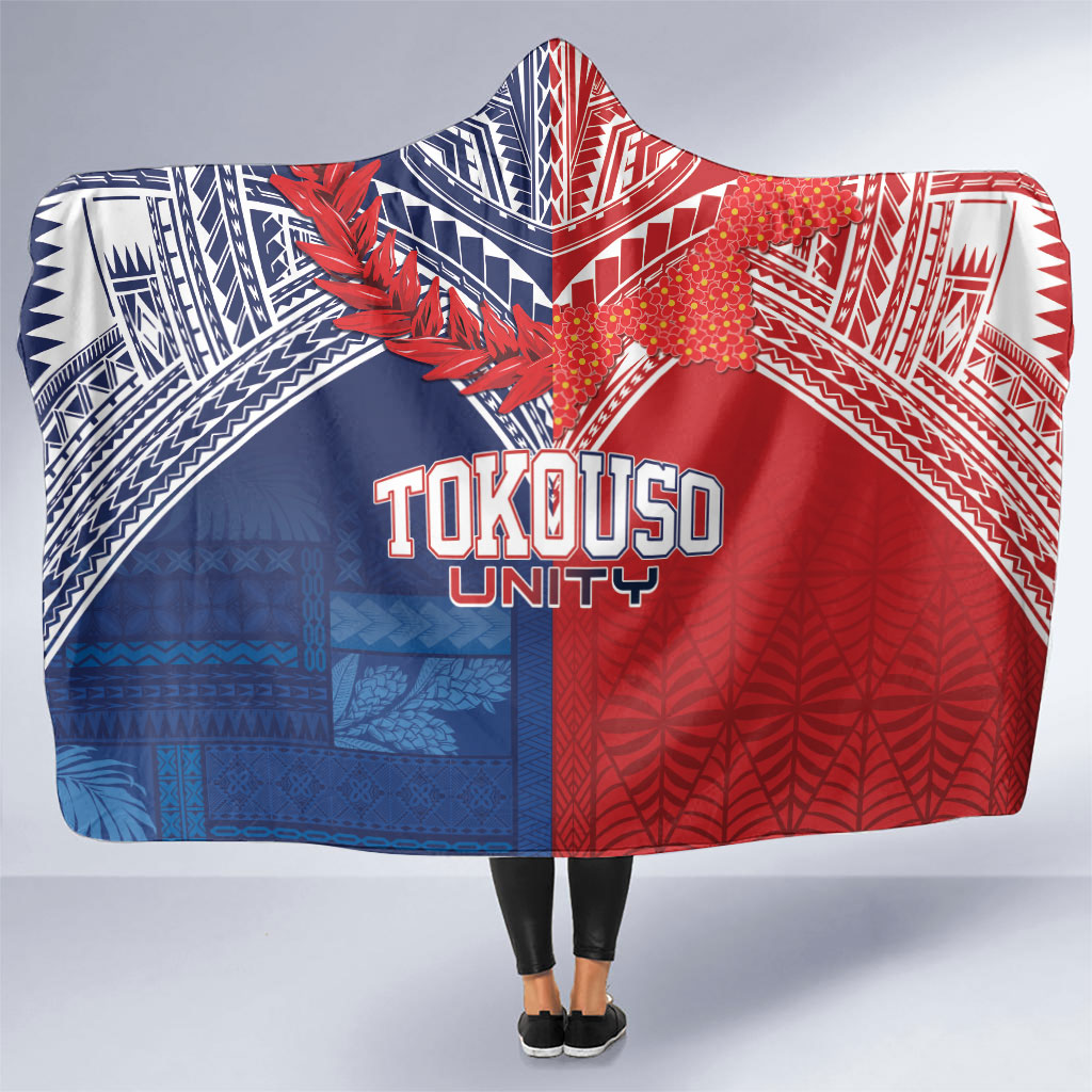 TokoUso Tonga Samoa Brothers Forever Hooded Blanket Ulafala and Heilala Unity