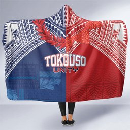 TokoUso Tonga Samoa Brothers Forever Hooded Blanket Ulafala and Heilala Unity