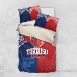 TokoUso Tonga Samoa Brothers Forever Bedding Set Ulafala and Heilala Unity