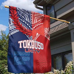 TokoUso Tonga Samoa Brothers Forever Garden Flag Ulafala and Heilala Unity