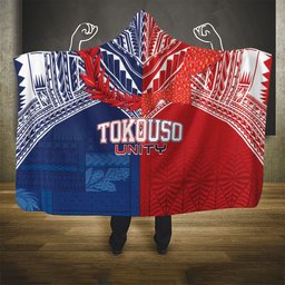 TokoUso Tonga Samoa Brothers Forever Hooded Blanket Ulafala and Heilala Unity