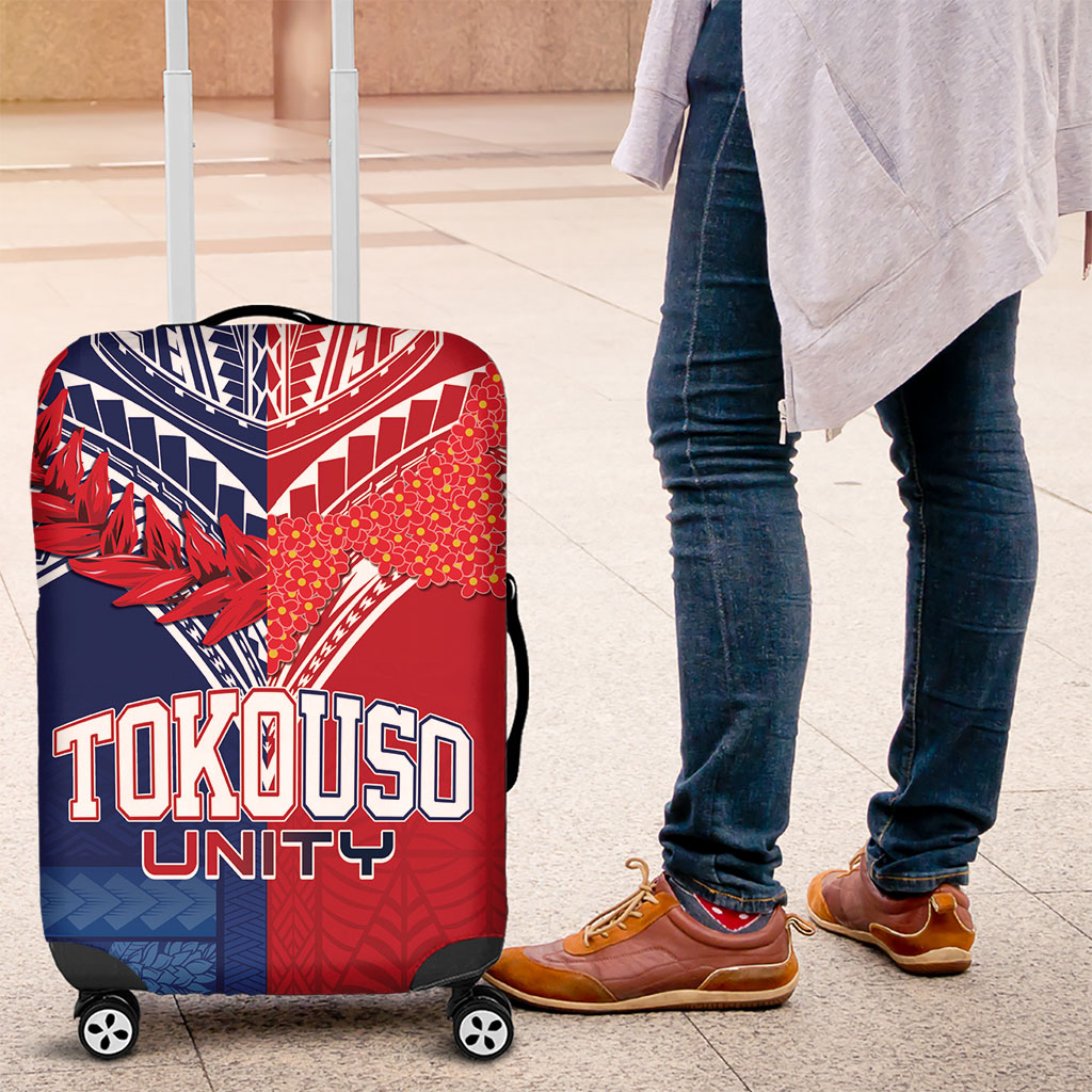 TokoUso Tonga Samoa Brothers Forever Luggage Cover Ulafala and Heilala Unity