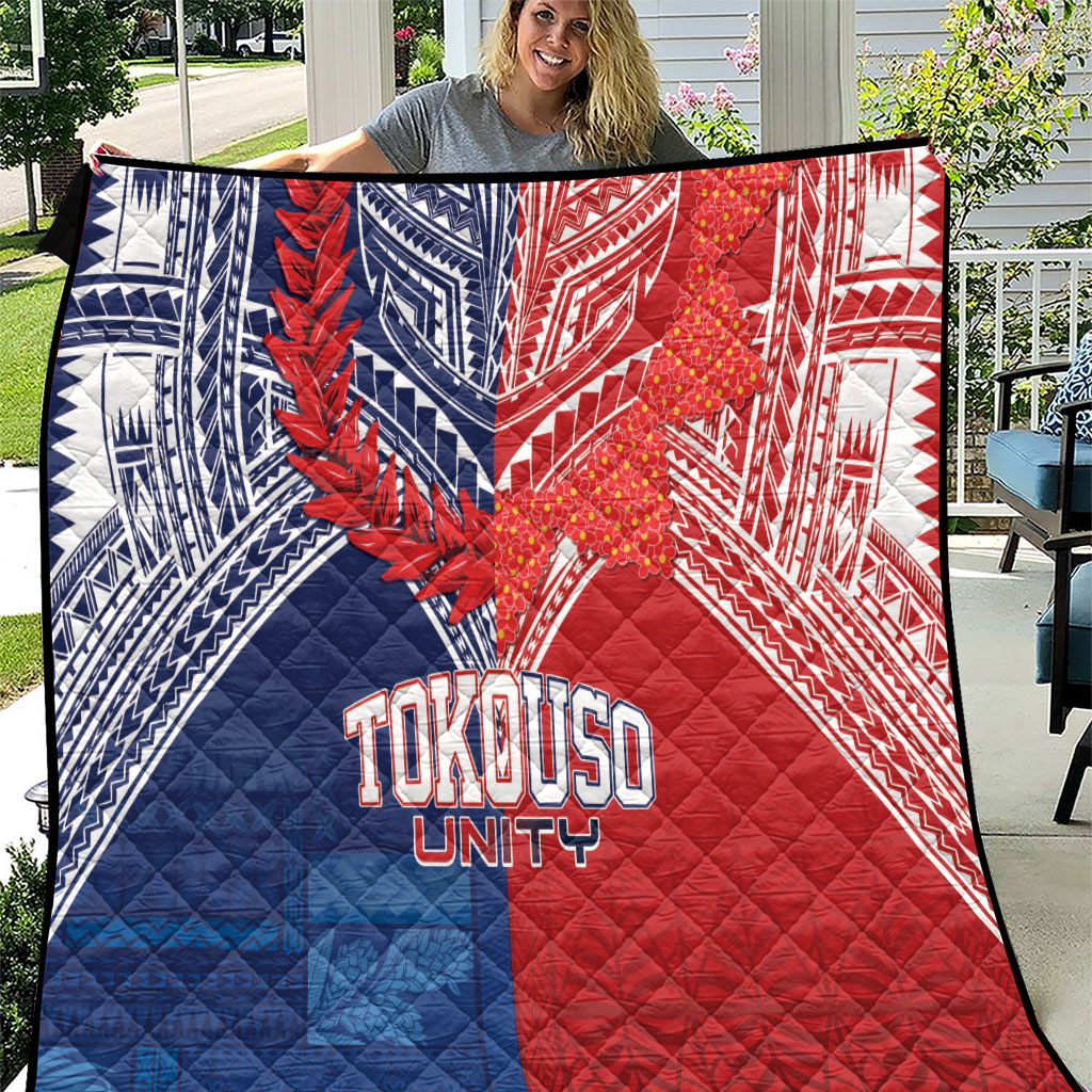 TokoUso Tonga Samoa Brothers Forever Quilt Ulafala and Heilala Unity