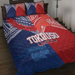 TokoUso Tonga Samoa Brothers Forever Quilt Bed Set Ulafala and Heilala Unity