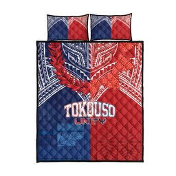 TokoUso Tonga Samoa Brothers Forever Quilt Bed Set Ulafala and Heilala Unity