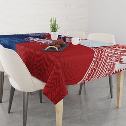 TokoUso Tonga Samoa Brothers Forever Tablecloth Ulafala and Heilala Unity