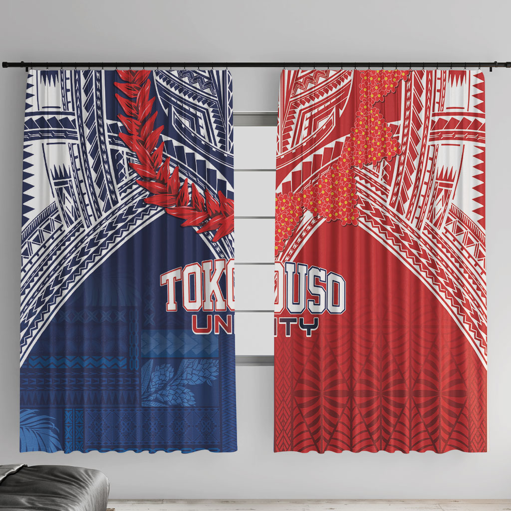TokoUso Tonga Samoa Brothers Forever Window Curtain Ulafala and Heilala Unity