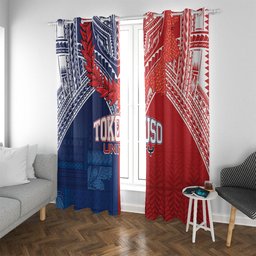 TokoUso Tonga Samoa Brothers Forever Window Curtain Ulafala and Heilala Unity