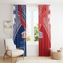 TokoUso Tonga Samoa Brothers Forever Window Curtain Ulafala and Heilala Unity