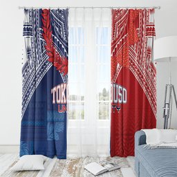 TokoUso Tonga Samoa Brothers Forever Window Curtain Ulafala and Heilala Unity