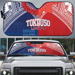 TokoUso Tonga Samoa Brothers Forever Auto Sun Shade Ulafala and Heilala Unity