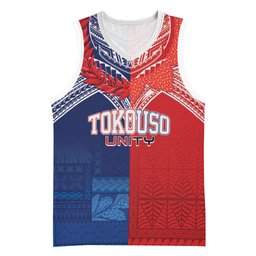 TokoUso Tonga Samoa Brothers Forever Custom Basketball Jersey Ulafala and Heilala Unity