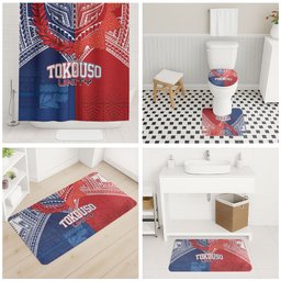 TokoUso Tonga Samoa Brothers Forever Bathroom Set Ulafala and Heilala Unity