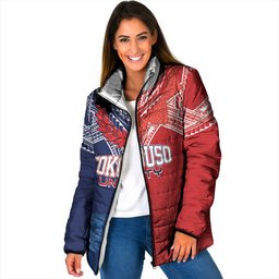 TokoUso Tonga Samoa Brothers Forever Custom Padded Jacket Ulafala and Heilala Unity
