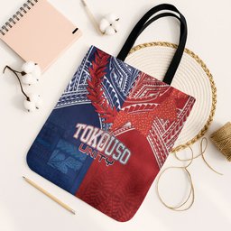 TokoUso Tonga Samoa Brothers Forever Tote Bag Ulafala and Heilala Unity
