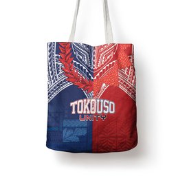 TokoUso Tonga Samoa Brothers Forever Tote Bag Ulafala and Heilala Unity
