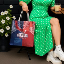TokoUso Tonga Samoa Brothers Forever Tote Bag Ulafala and Heilala Unity