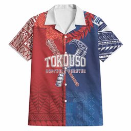 TokoUso Custom Tonga and Samoa Hawaiian Shirt Warriors War Clubs