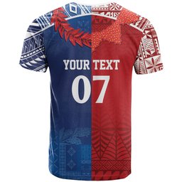 TokoUso Custom Tonga and Samoa T Shirt Warriors War Clubs