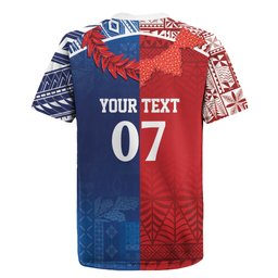TokoUso Custom Tonga and Samoa Rugby Jersey Warriors War Clubs