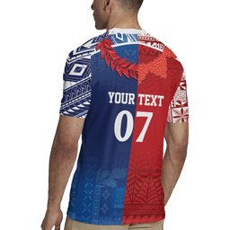 TokoUso Custom Tonga and Samoa Rugby Jersey Warriors War Clubs