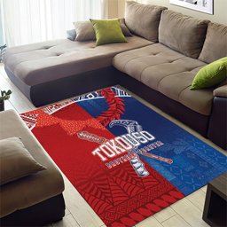 TokoUso Tonga and Samoa Area Rug Warriors War Clubs
