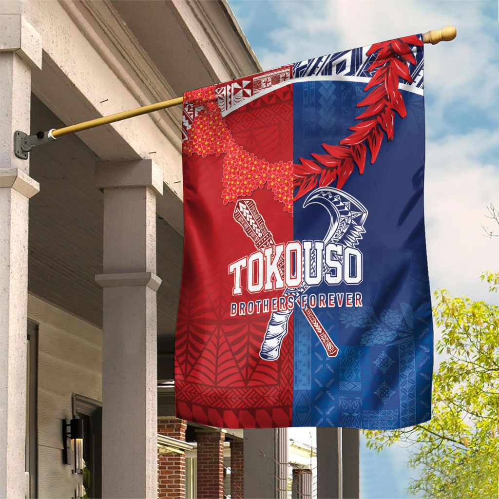 TokoUso Tonga and Samoa Garden Flag Warriors War Clubs