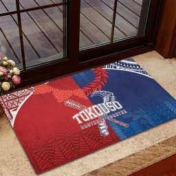 TokoUso Tonga and Samoa Rubber Doormat Warriors War Clubs