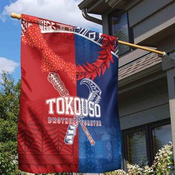 TokoUso Tonga and Samoa Garden Flag Warriors War Clubs