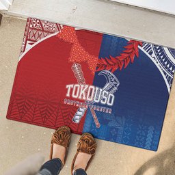 TokoUso Tonga and Samoa Rubber Doormat Warriors War Clubs